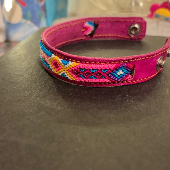 Colorful Embroidered Bracelet - Picture 4 of 5